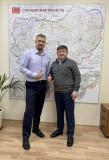 в Представительстве Правительства Смоленской области прошла встреча с руководителем Представительства Правительства Тульской области Николаем Дмитриевым - фото - 1